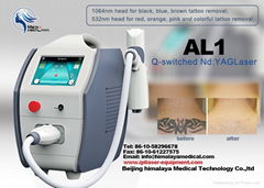 Nd yag laser tattoo removal machine