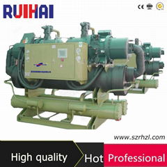 CE Certificated 216kw Industrial Water Cooled Screw Water Chiller