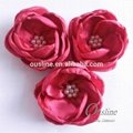 China supplier good quality customized handmade silk fabric flowers 3