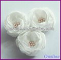 China supplier good quality customized handmade silk fabric flowers 4