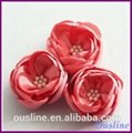 China supplier good quality customized handmade silk fabric flowers 5