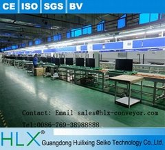 free flow chain Assembly line conveyor system