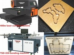 Factory direct sale price 400 watt laser die board cutting machine