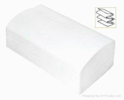 2ply v-fold paper hand towel