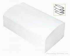 2ply v-fold paper hand towel