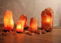 Crystal Himayalan Rock Salt Natural Lamps 1