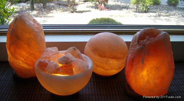 Crystal Himayalan Rock Salt Natural Lamps 2