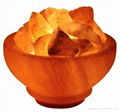 Crystal Himayalan Rock Salt Bowl Lamps  3