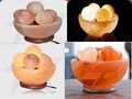 Crystal Himayalan Rock Salt Bowl Lamps  5