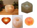 NATURAL SALT CANDLE HOLDERS