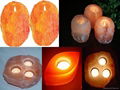 NATURAL SALT CANDLE HOLDERS 1