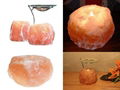 NATURAL SALT CANDLE HOLDERS 3