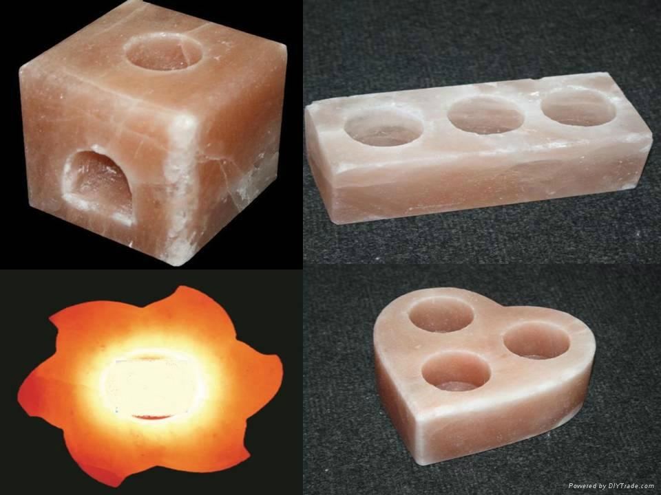 NATURAL SALT CANDLE HOLDERS 102 M&S (Pakistan Trading Company