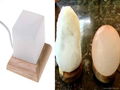 Himalayan Crystal Pure White Rock Salt Lamps