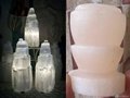 Himalayan Crystal Pure White Rock Salt Lamps 2