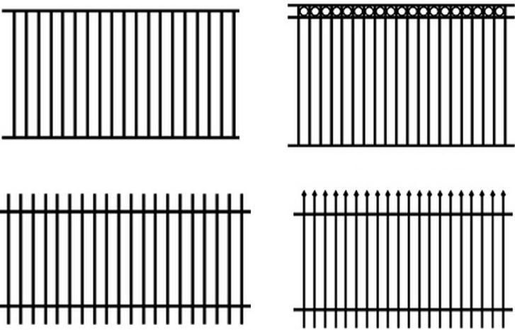 High quality outdoor Security Ornamental aluminum fence