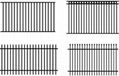 High quality outdoor Security Ornamental aluminum fence 1