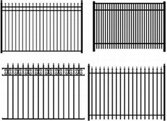 High quality Ornamental aluminum metal Fence  manufacturers