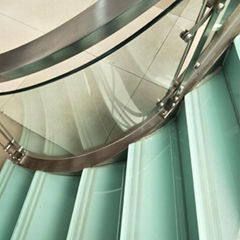 Bend Glass Supplier in China Laminated Curved Glass 13.52mm Price