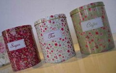 3pcs of round canister set