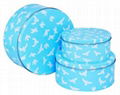 3pcs of round canister set 2