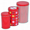 3pcs of round canister set 4