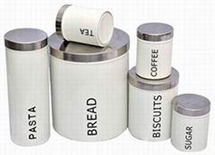 6pcs of round canister set 