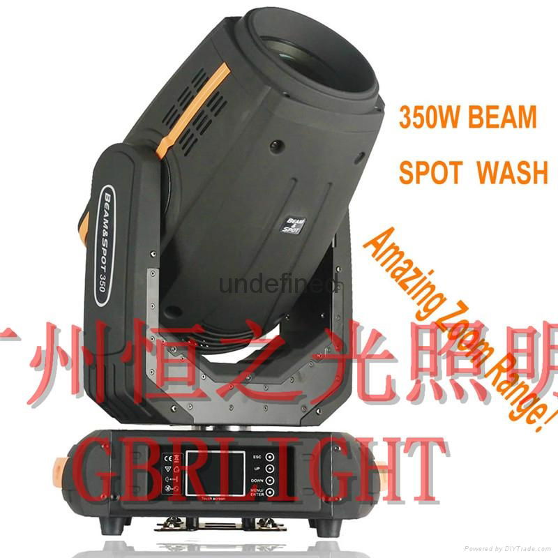 350W beam spot wash moving head light
