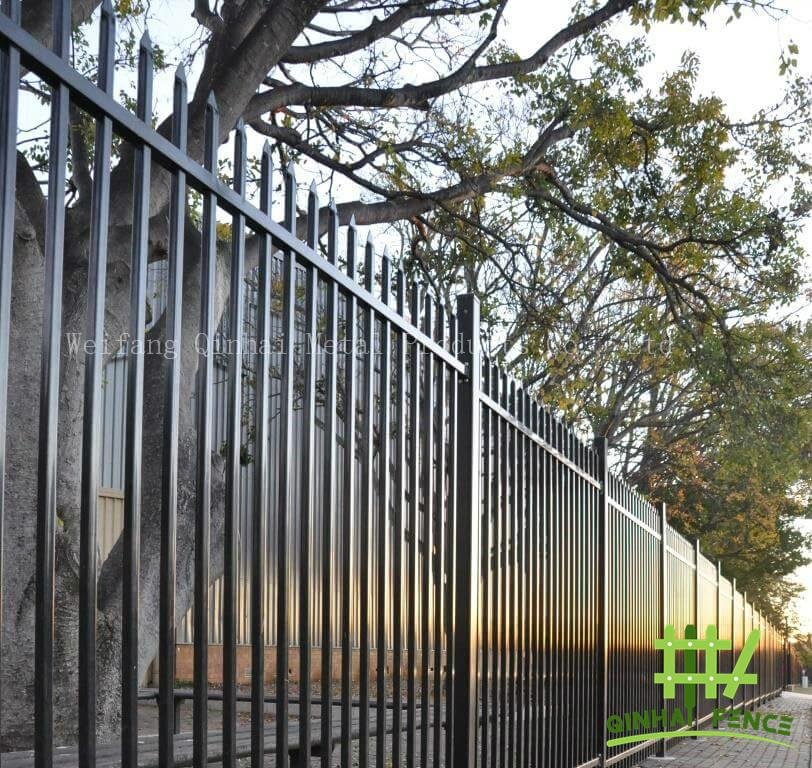 1.8*2.4 Aluminum Picket Industrial Fencing and durable fence manufacture