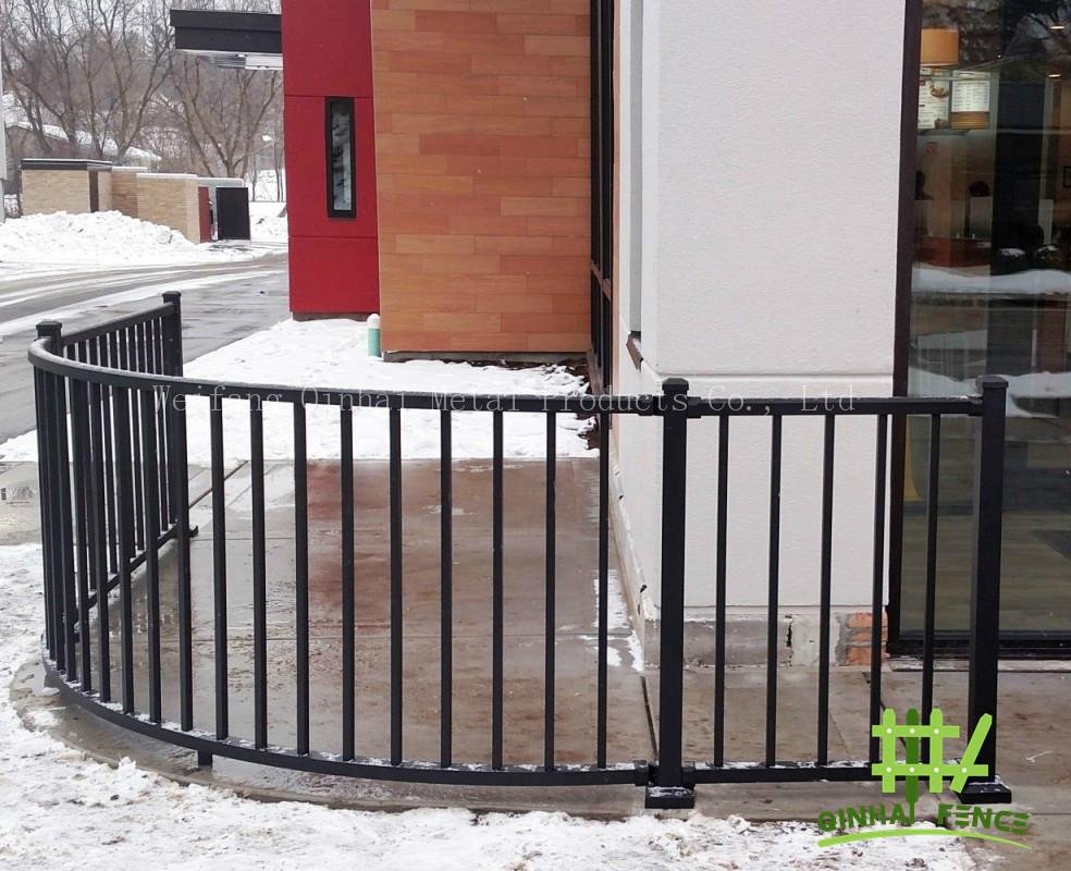 1.8*2.4 Aluminum Picket Industrial Fencing and durable fence manufacture 2