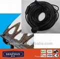 Roof and gutter deicing heating cable