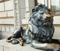 鍛銅雕塑獅子