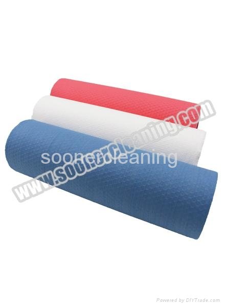 Disposable Spunlace Cellulose Nonwoven Wipes For Heavy Industrial Cleaning