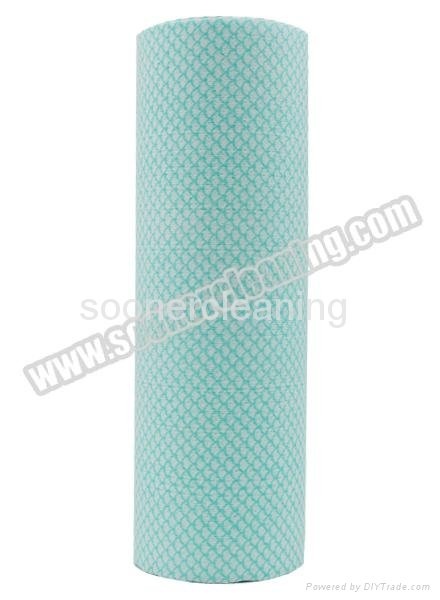 Disposable Spunlace Cellulose Nonwoven Wipes For Heavy Industrial Cleaning 5