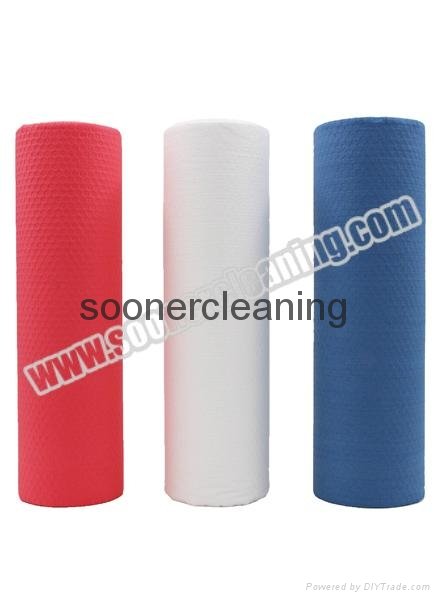 Disposable Spunlace Cellulose Nonwoven Wipes For Heavy Industrial Cleaning  5