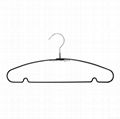 3.0 dipped black color metal clothing hangers 1