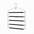 4.0mm five tier trousers rack with black