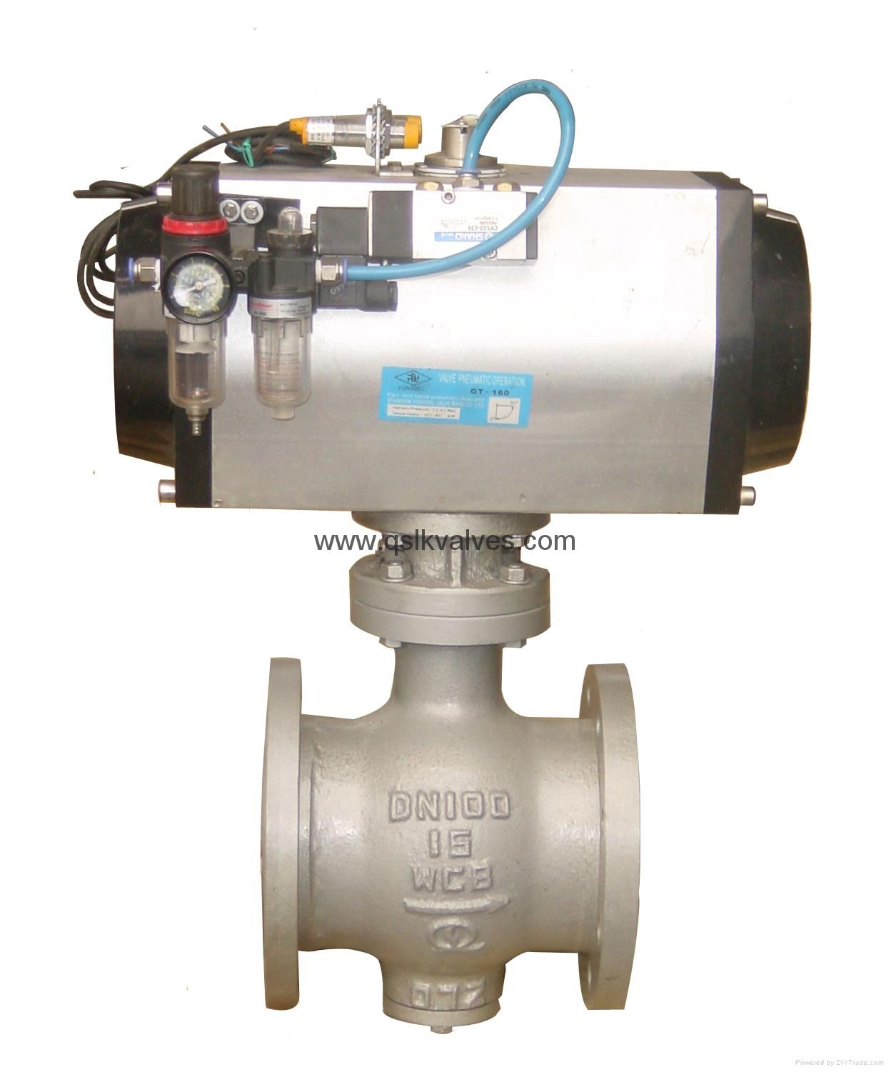 The Pneumatic Half Ball Valve  2