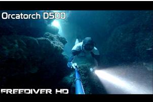 OrcaTorch dive light D500+