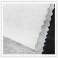 free samples polyester nonwoven 1025HF fusible interlining fabric for embroidery 2