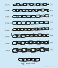 protective plastic coated link chain