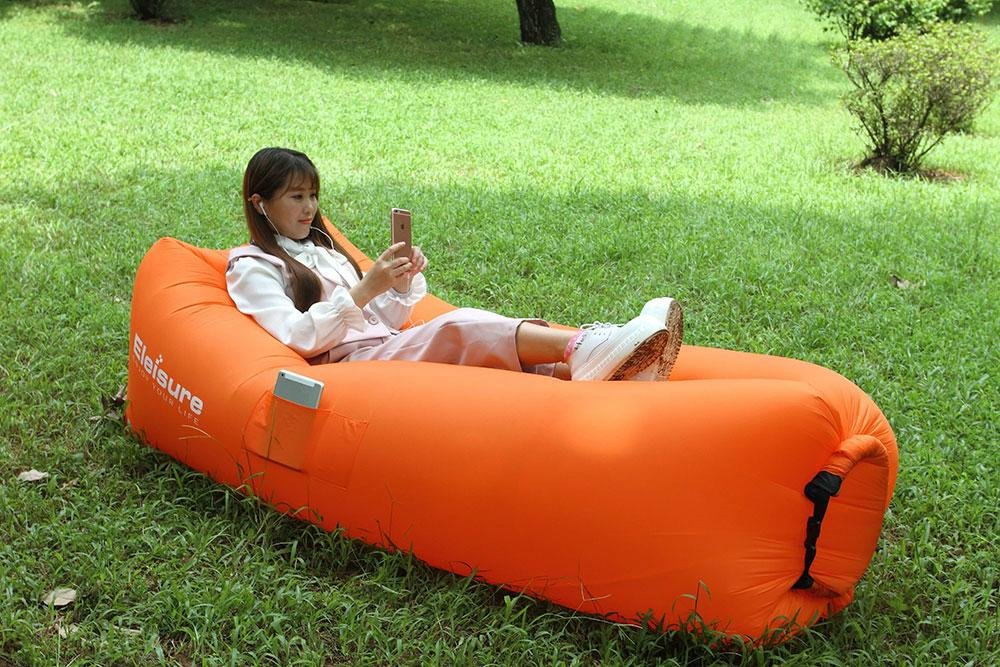 Eleisure™ Air Sofa Outdoor Inflatable Lounger Hangout Compression Sleeping Bags  3
