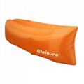 Eleisure Outdoor Inflatable Lounger Nylon Fabric Beach Lounger  2
