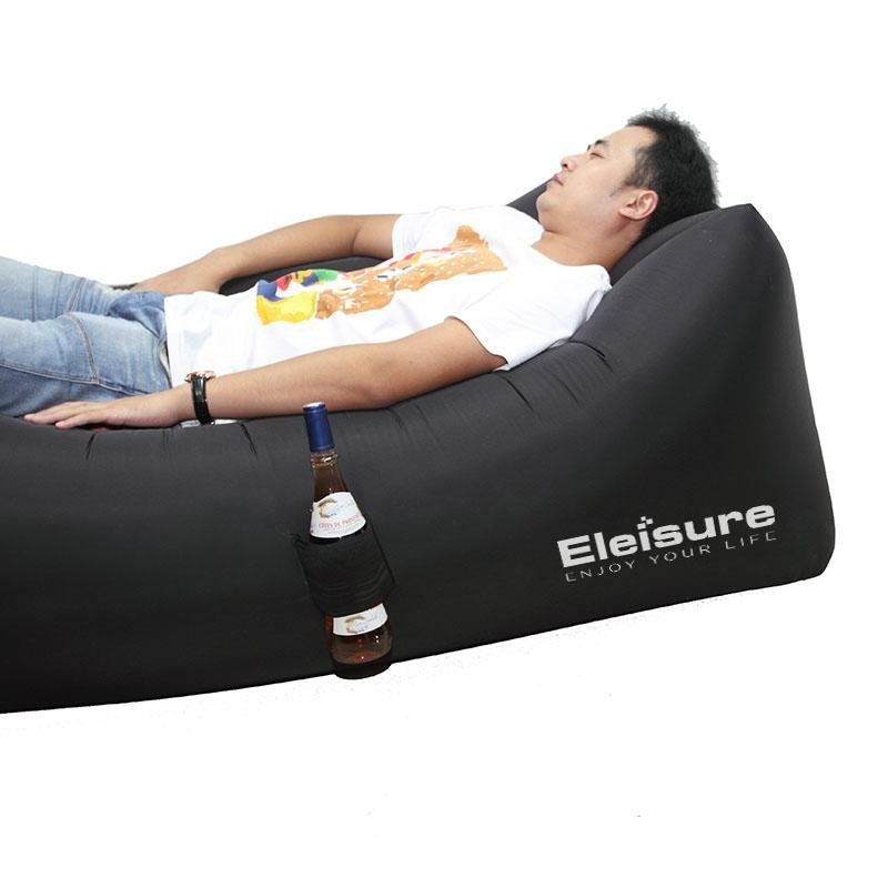 Eleisure™ Waterproof Inflatable Lounge Foldable Portable Nylon air bag 4