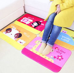 Cartoon Plush Thick Mat