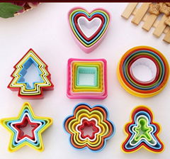 Colorful Plastic Biscuits Mold