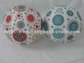 round paper lanterns printed paper