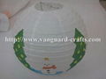 christmas round paper lanterns even ribbing lanterns round lanterns holiday lant 1