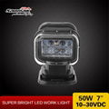 Marine 5W LED Spotlight Auto Car LED Spot Light Cree 50W Remote Control 1