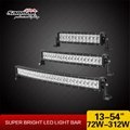 LED Curved LED Light Bar 288W for Off-Road Cars